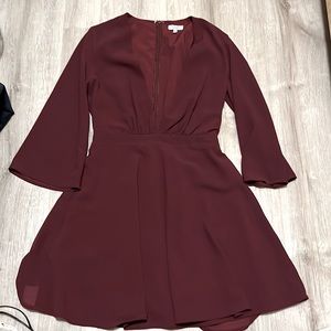 Maroon dress